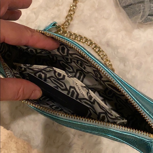 REBECCA MINKOFF mini Mac in metallic turquoise - Picture 6 of 8